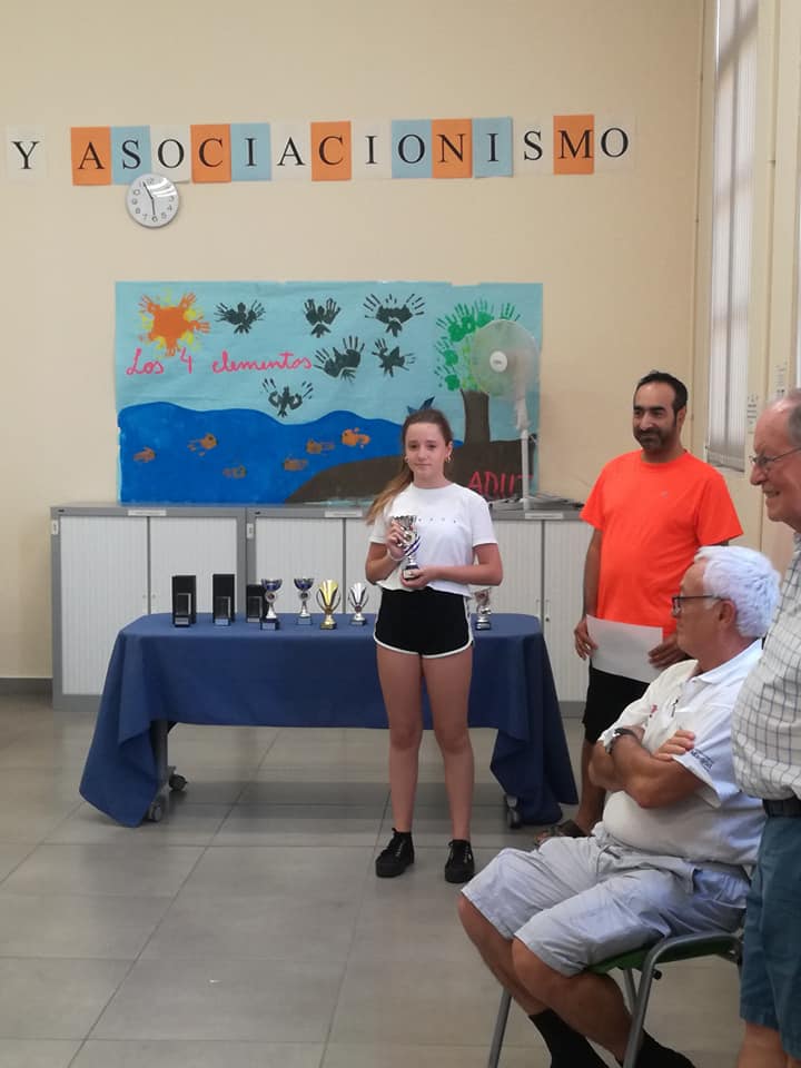 Carlota en el II Torneo de Verano de UTEBO